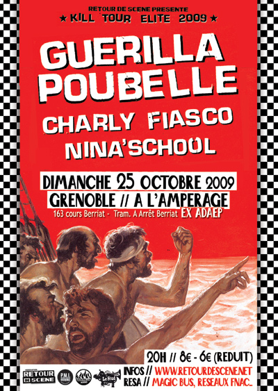 Guerilla Poubelle - l'Amperage - 25/10/2009