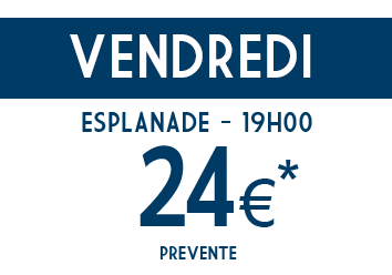 vendredi billetterie Prévente