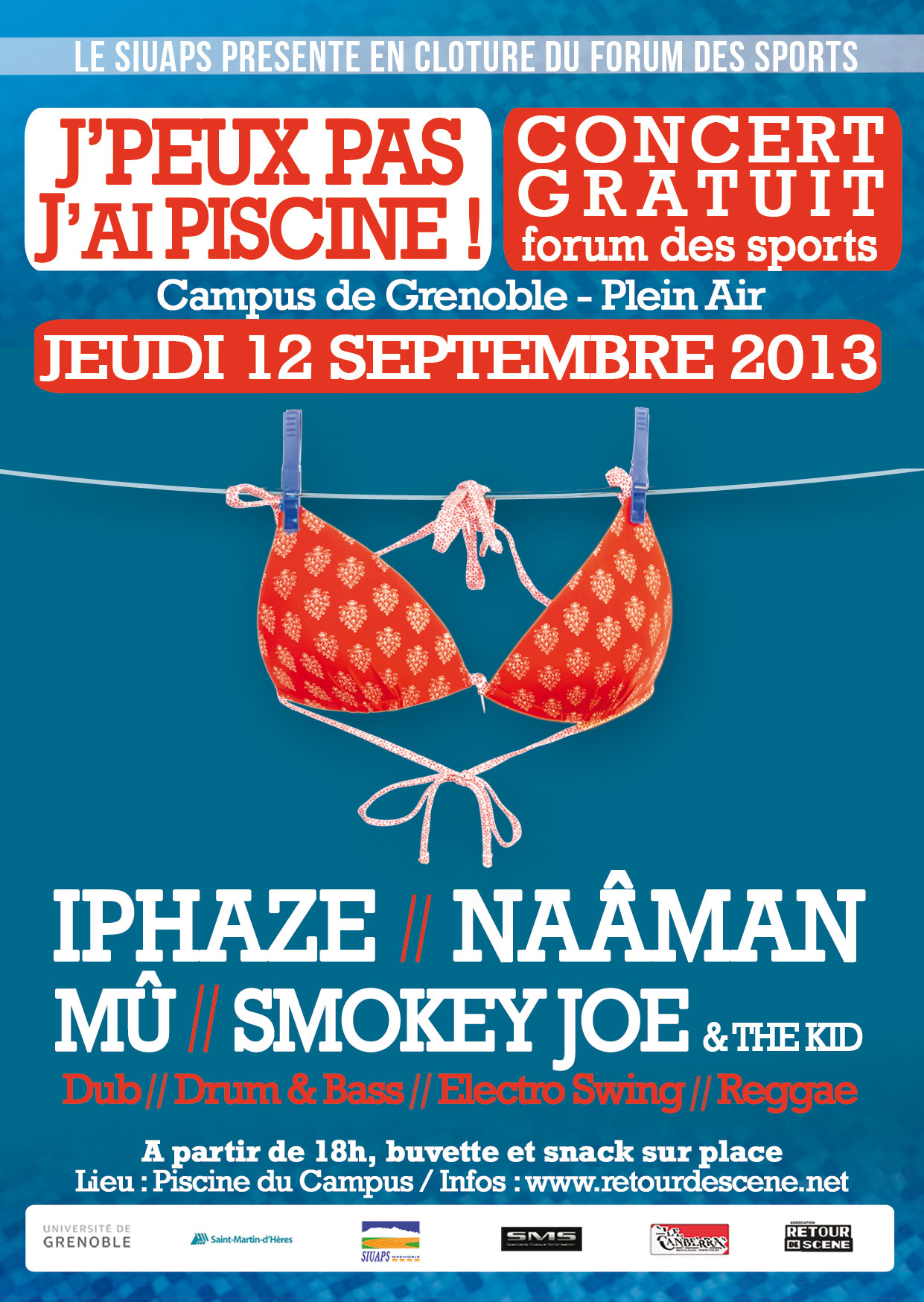 J'peux pas, j'ai piscine - Campus - 12/09/2013